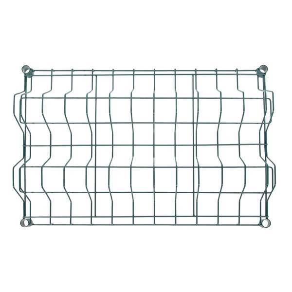 Regency 24" x 36" Green Epoxy Wire Drying Rack Shelf 3" Slots