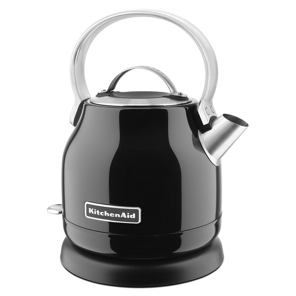 KitchenAid KEK1222OB 1.25 Liter Stainless Steel Onyx Black Electric