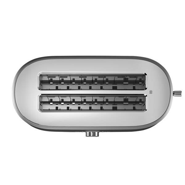 KitchenAid KMT4116CU Contour Silver 4 Slice Long Slot Toaster with High