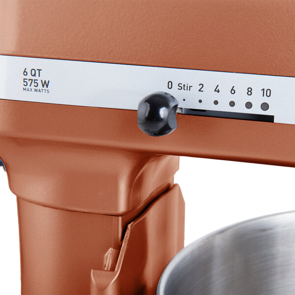 KitchenAid KP26M1XCE Pro 600 Series Copper Pearl 6 Qt. Bowl Lift