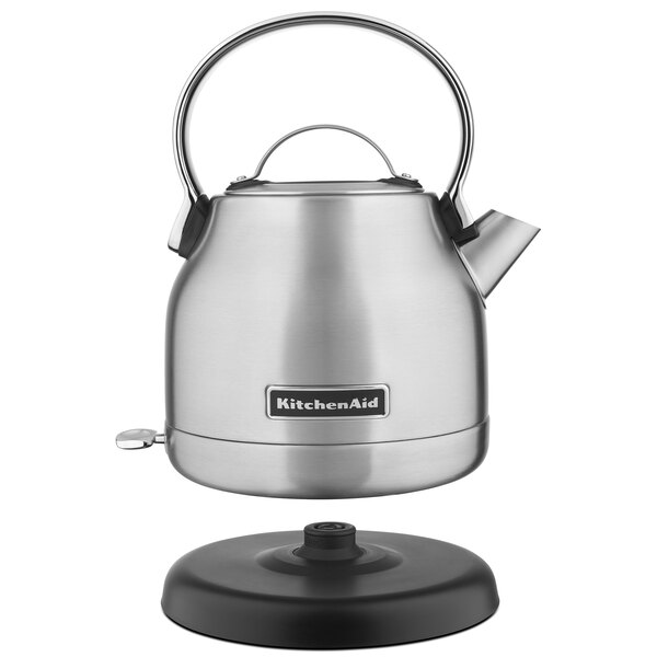 KitchenAid KEK1222SX 1.25 Brushed Stainless Steel Electric Kettle