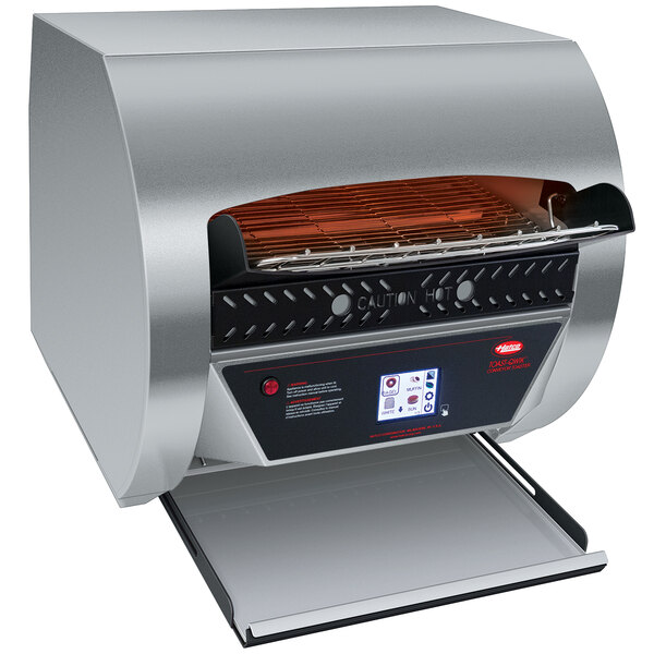 Hatco TQ3-2000 Toast Qwik Stainless Steel Conveyor Toaster with 2" Opening and Digital Controls - 240V, 4020W
