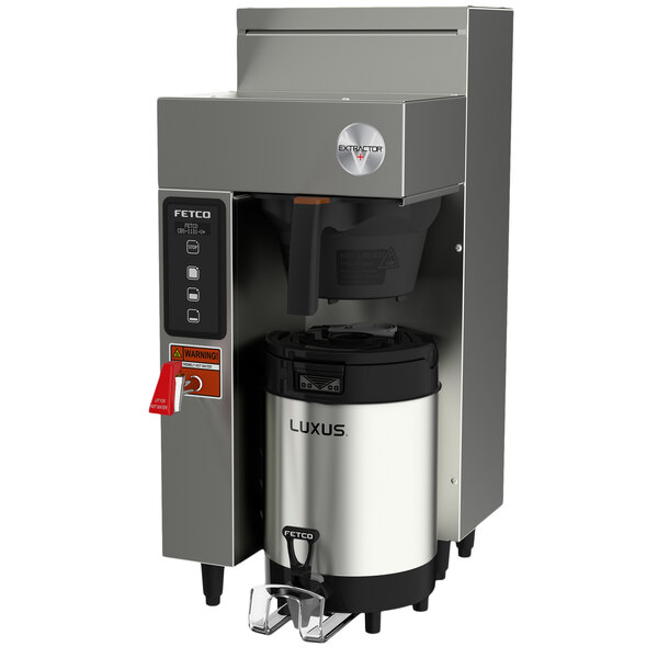 Fetco CBS-1131V+ E113151 Extractor V+ Series Stainless Steel Single Automatic Coffee Brewer - 120V