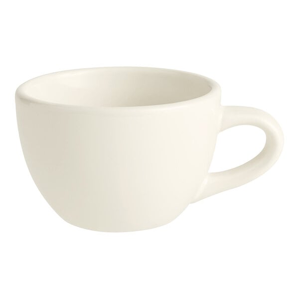 Restaurant Cups, Mugs- 7 oz. Tall Coffee Cup- American White ITI RO-1  (36/cs.)