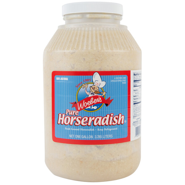 Woebers 1 Gallon Pure Horseradish