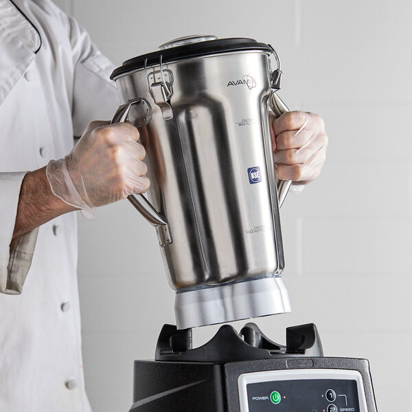 AvaMix 928BXSSJAR 1 Gallon Stainless Steel Blender Jar
