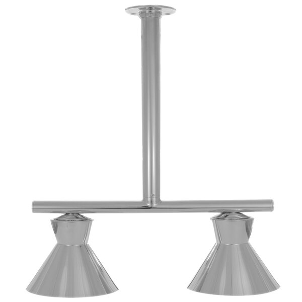 Hanson Heat Lamps DLGT/300/SS Rigid Tube Ceiling Mount Double Heat Lamp