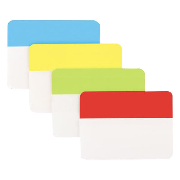 Universal 2" Self-Stick Index Tabs in Assorted Colors.