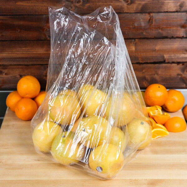 LK Packaging 10G-111021 Plastic Food Bag 11 1/2" x 10" x 21 1/2" - 1000/Box