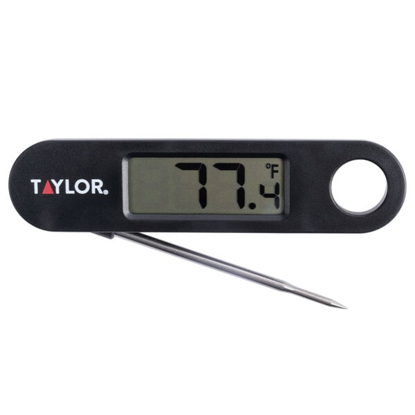 Taylor 1476 2 7/8 Digital Compact Folding Probe Thermometer