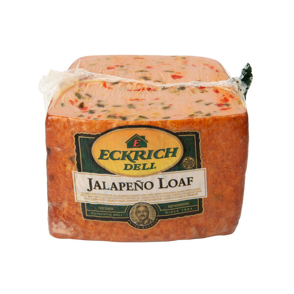 Eckrich 3.25 lb. Jalapeno Deli Loaf 3/Case