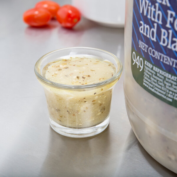 Ken's Foods 1 Gallon Greek Vinaigrette with Feta Cheese and Black