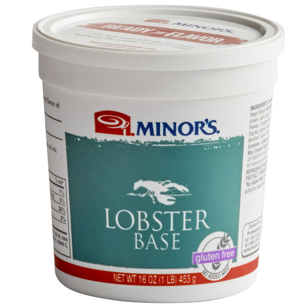 Minor's Lobster Base 1 lb. Tub 6/Case
