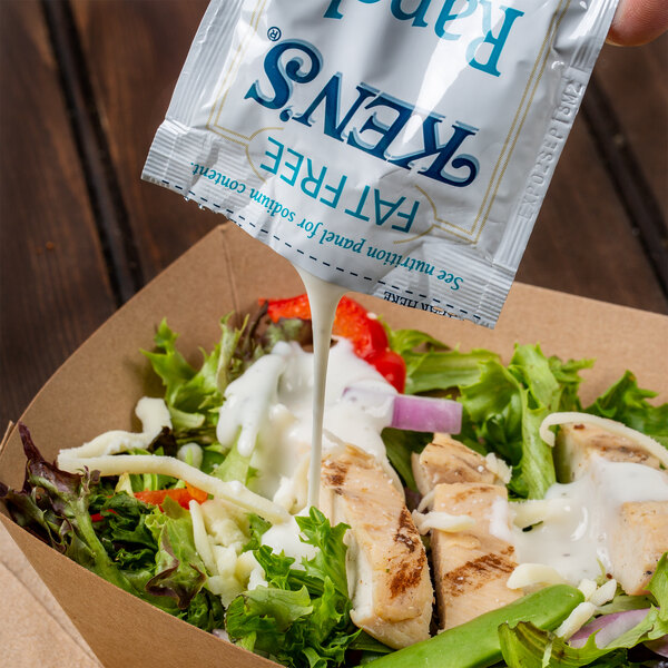 Ken's Foods 1.5 oz. Fat Free Ranch Dressing Packet 60/Case