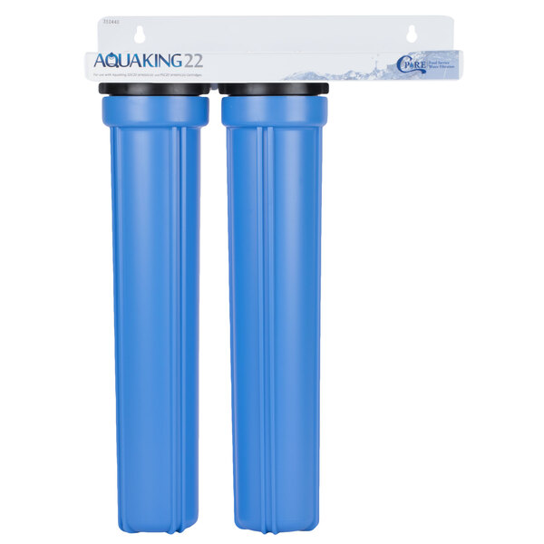 C Pure AQUAKING22 20" Dual Cartridge Water Filtration System - 10 Micron Rating and 3 GPM
