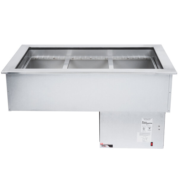 APW Wyott CW-3 3 Pan Drop In Refrigerated Cold Food Well 120V