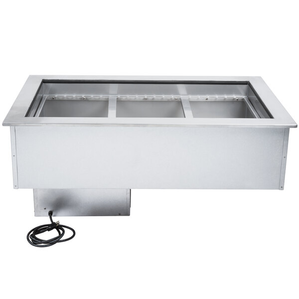 APW Wyott CW3 3 Pan Drop In Refrigerated Cold Food Well 120V