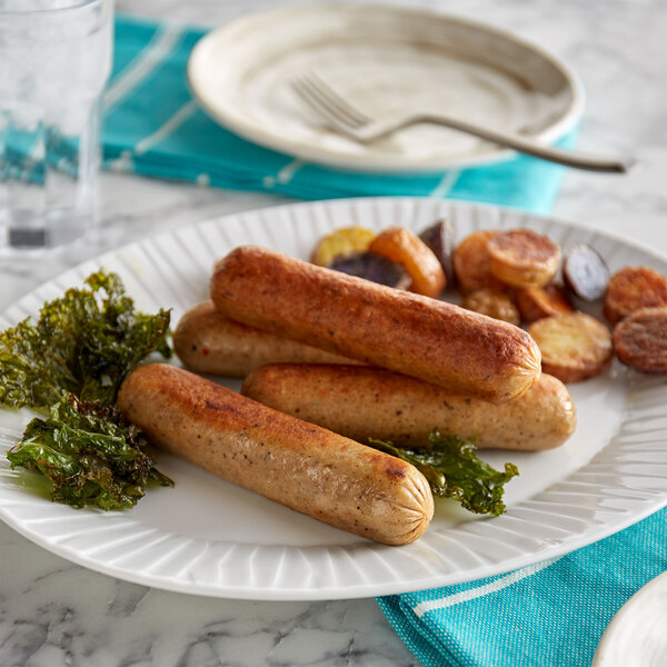 Kunzler 5 lb. Fully Cooked Pork Sausage 2/Case