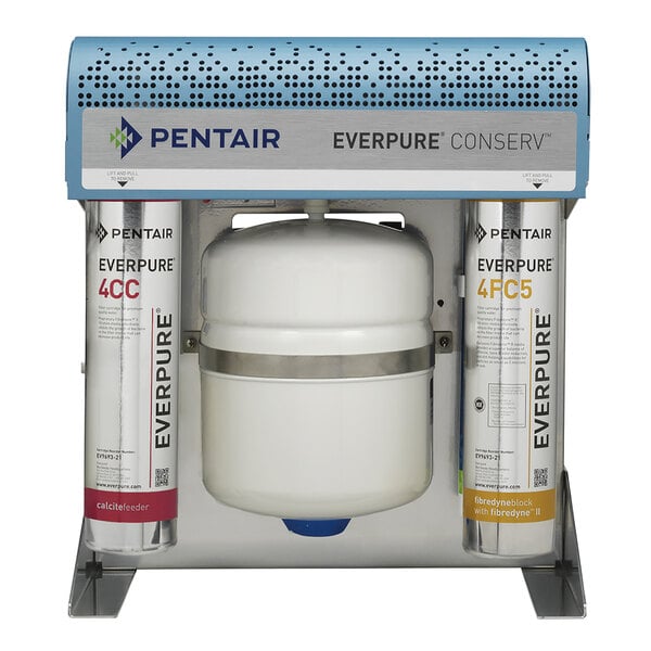 Everpure EV9976-00 Conserv 75S High Efficiency 50.51 GPD Reverse Osmosis System with Tank, Remineralization, and Blending Valve