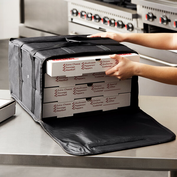 16 inch Pizza Delivery Bag Insulated Thermal Food Storage Delivery Holder Food 
