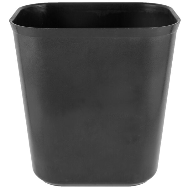 Rubbermaid FG254100BLA 14 Qt. / 3.5 Gallon Black Rectangular Fire