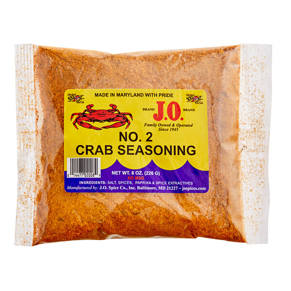 J.O. Spice No. 2 Crab Seasoning 8 oz.