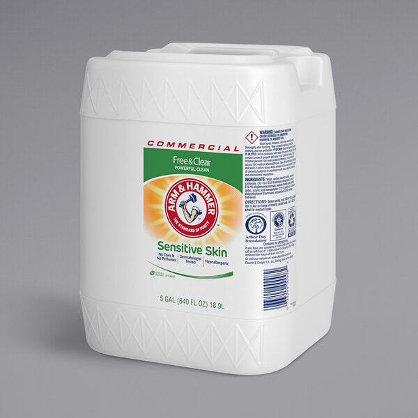 Arm & Hammer 5 Gallon Perfume and Dye Free HE Liquid Laundry Detergent