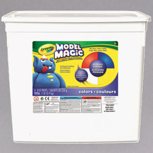 Crayola 574415 Model Magic 2 lb. Assorted Primary Color Modeling Compound