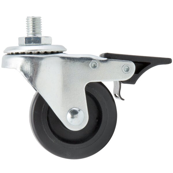 Choice 2 1/2" Swivel Caster with Brake for Choice Beverage Cooler Carts - With Brake