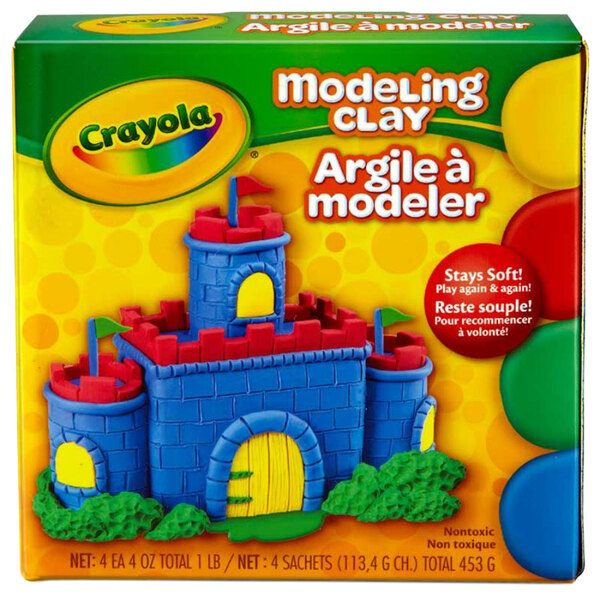 Yellow Blue Crayola Modeling Clay 570300 Red Green 