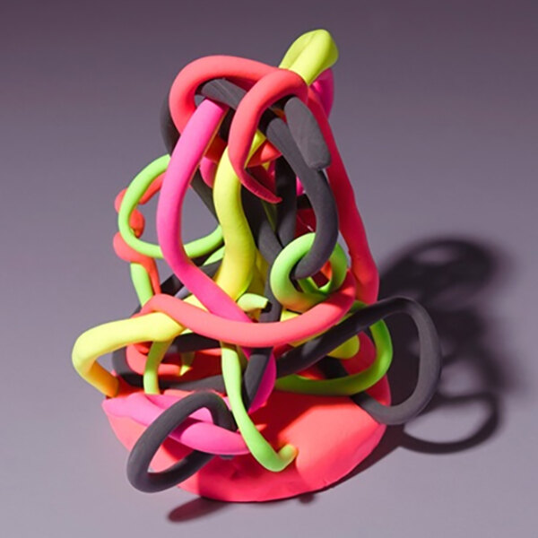 Crayola 232413 Model Magic 2 lb. Assorted Neon Color Modeling Compound