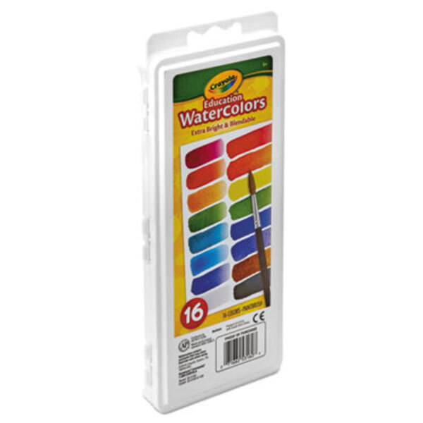 Crayola 530160 Assorted 16 Color Watercolor Paint Set
