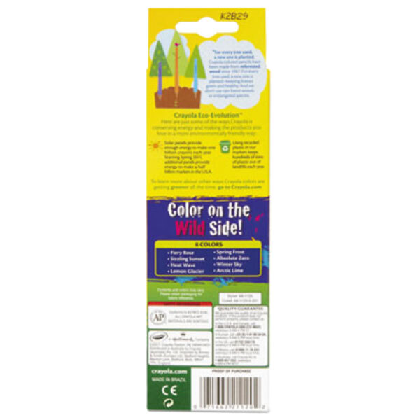 Crayola 681120 eXtreme Colors 8 Assorted Colored Pencils