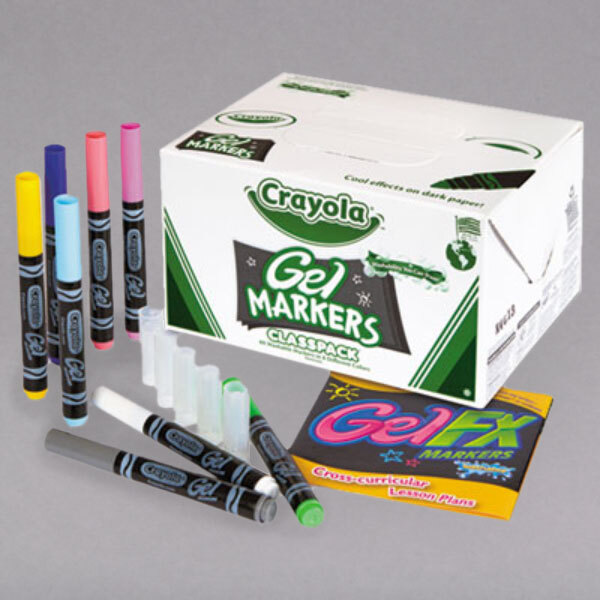 Crayola 588212 Classpack 80 Assorted Color Gel FX Washable Markers
