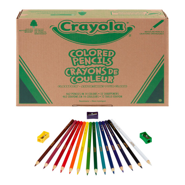 Crayola 687509 Classpack 462 Assorted Colored Pencils