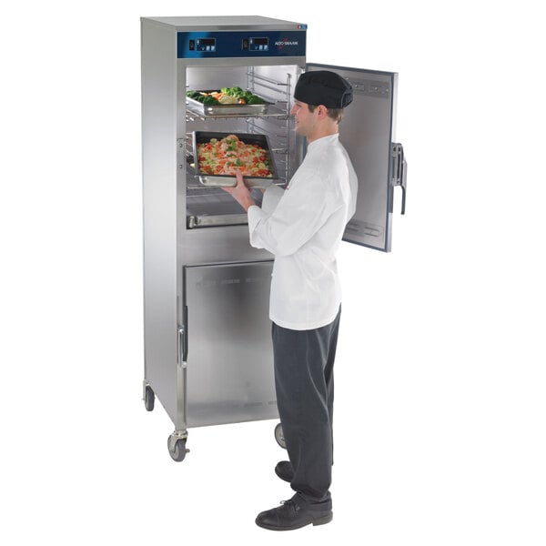 Alto-Shaam 1000-UP/P Mobile 8 Pan Dutch Door Low Temperature Holding