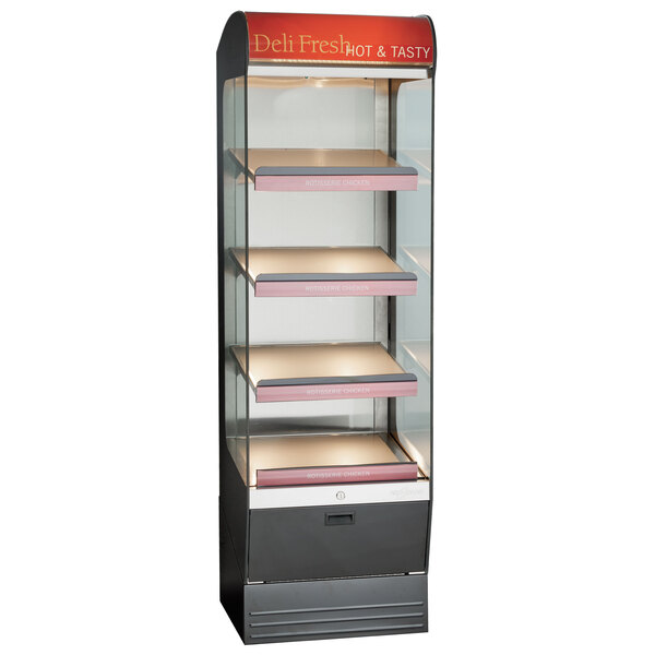 Alto-Shaam HSM-24/4S 24" Reach-In Heated Display Case with 4 Shelves - 208/240V