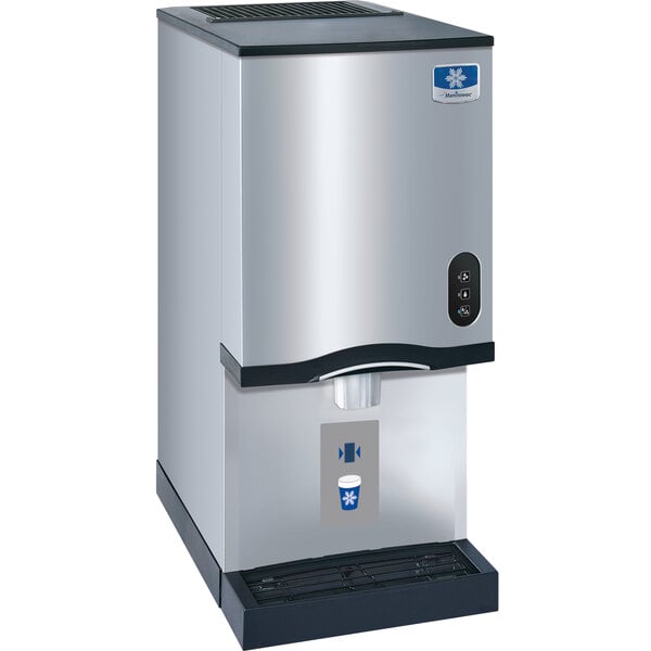 Manitowoc CNF0201A NEO 16 1/4" Air Cooled Countertop Nugget Ice Maker / Dispenser - 10 lb. Bin with Sensor Dispensing - 115V