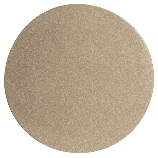 A G.E.T. Enterprises sand granite medium round disc with a smooth finish.