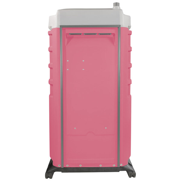 PolyJohn FS31012 Fleet Pink Premium Portable Restroom Assembled