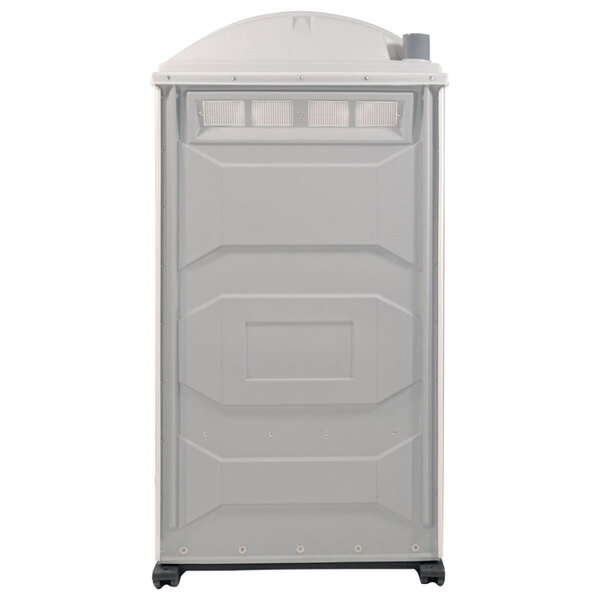 PolyJohn PJN3-1007 Light Gray Portable Restroom with Translucent Top ...