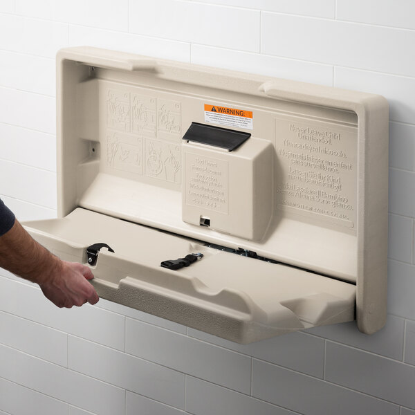 cream changing table