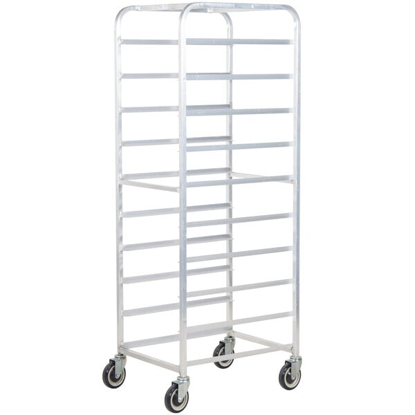 Winholt AL-1812B End Load Aluminum Platter Cart - Twelve 18" Trays