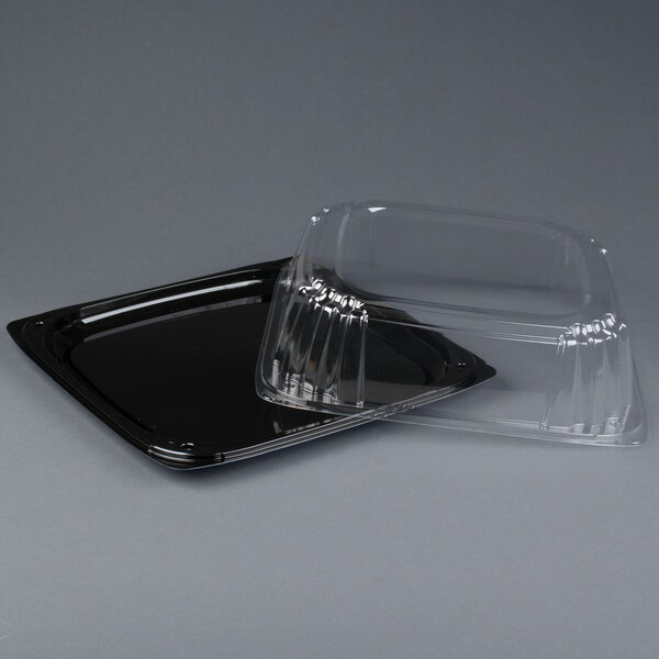 Sabert C9614 UltraStack 14" Square Disposable Deli Platter / Catering