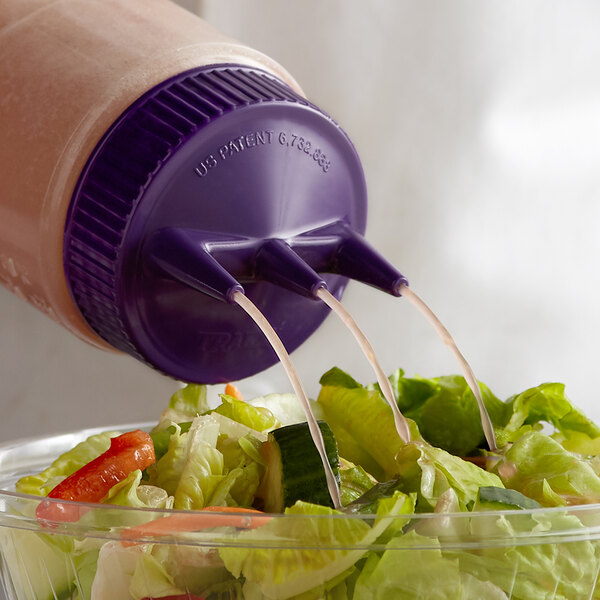 Vollrath Traex® Purple Tri Tip™ Wide Mouth Bottle Cap