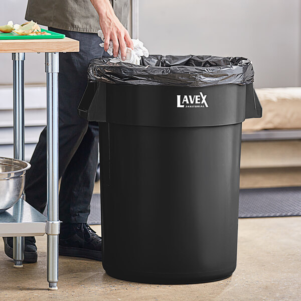 Lavex 45 Gallon 16 Micron 40 x 48 High Density Janitorial Can