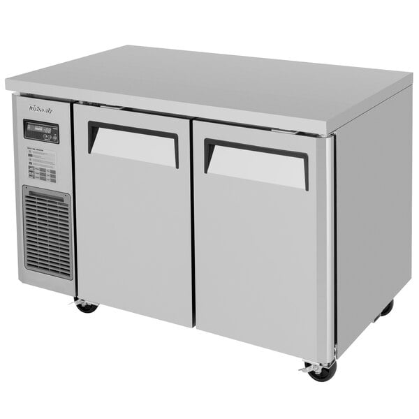 Turbo Air JUF-48-N J Series 48" Undercounter Freezer with Side Mounted Compressor - 9.93 Cu. Ft.