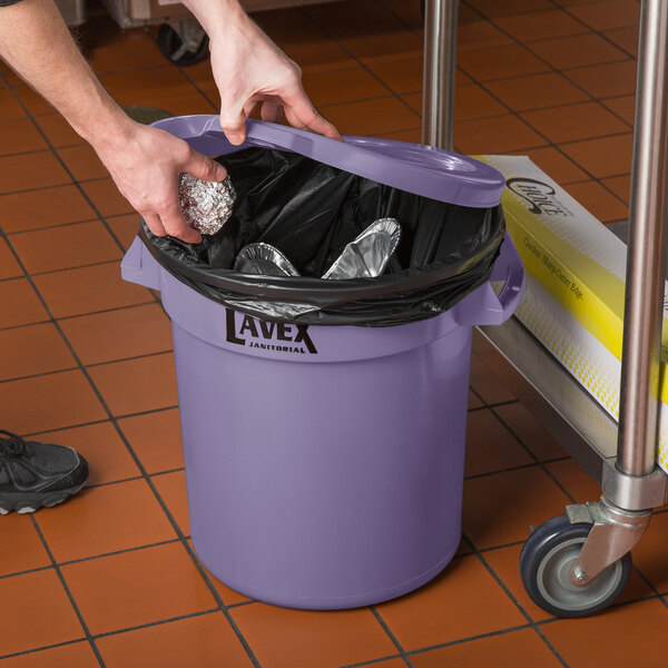 Purple Trash Bags (10, 14 GALLONS) Made in USA : Health &  Household