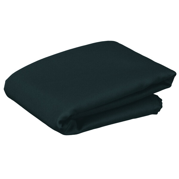 Intedge 36" x 36" Square Hunter Green 100 Polyester Hemmed Cloth Table