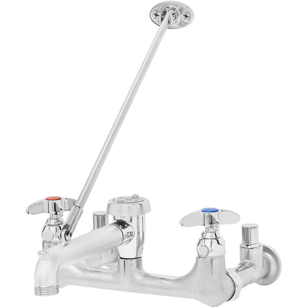 T&S B1958 Service Sink Faucet with Integral Stops, Vacuum Breaker, and
